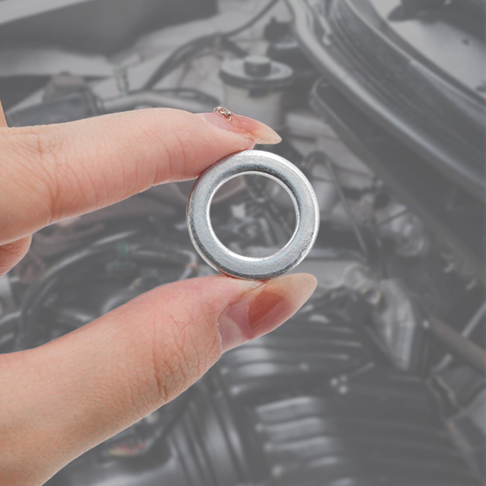 Amazon.co.jp: オイルドレンスクリューガスケット30個、エンジン